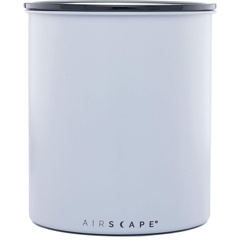 AirScape Planetary Design Kilo Coffee Storage Canister - US Patented Inner Plunger Lid Removes Excess Oxygen - Don't Buy airtight, Buy AIR-Less - Holds 2.2 lbs Coffee Beans - (Matte Gray) - Image 1
